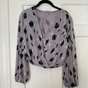 ASTR Women's Floral Top in Lavender